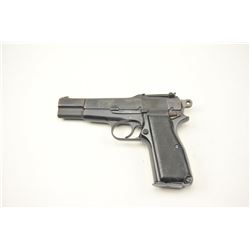 Inglis Hi Power MK I Semi-Auto Pistol in 9mm  with tangent sight, S/N 1356 and cut for  stock. 90%-9