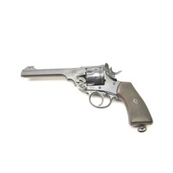 Webley Mark VI Patent 1918 Dated .455 caliber revolver in very good plus to almost fine condition