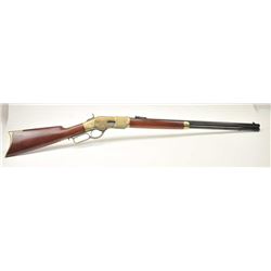 EMF Model 1866 lever action rifle by Uberti, .45 Long Colt caliber, Serial #76096. The rifle is