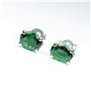 Image 1 : Gorgeous AAA Quality Fine Tsavorite Stud  Earrings weighing approx. 1.80-2.00 carats  set in 14 kara