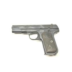 Colt 1903 Pocket Hammerless Semi-Auto pistol  in .32 ACP caliber, S/N 317033. This pistol  shows 98%