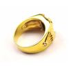 Image 2 : Unique men’s gold ring with side diamonds.   The ring has parachute emblems on both sides  and set a