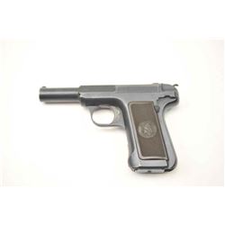 Savage Model 1910 Semi-Auto Pocket Pistol with blued finish and hard rubber grips with Indian Head