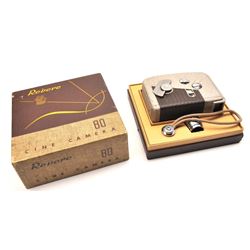 Revere 80 8mm home movie camera Chicago, Illinois excellent in the box with strap. The camera sho