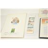 Image 19 : Lot of 1st day covers and stamps including:   One book 1984-1985 with 25 pages of three  each for a 