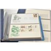Image 4 : Lot of 1st day covers and stamps including:   One book 1984-1985 with 25 pages of three  each for a 