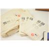 Image 8 : Lot of 1st day covers and stamps including:   One book 1984-1985 with 25 pages of three  each for a 