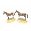 Image 2 : Pair of antique bronzes from Arcadia horse  racers estate. 50-80 years old. Possibly a  famous race 