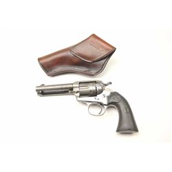 Colt Bisley Model Single Action Revolver with a 4 ¾” barrel in .32-20 caliber, S/N 288627. Lightly