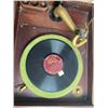 Image 3 : Antique Victrola record player, marked Victor  Talking Machine.  Working well, single  record at 78 