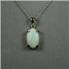 Image 2 : Colorful Australian Opal Pendant featuring an  oval shaped Opal weighing approx. 5.00  carats with o