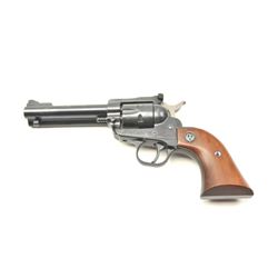 Ruger New Model Single Six Revolver in .22 L.R. and magnum (Extra Cylinder) with a 4 ½” barrel, bl