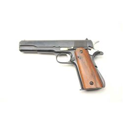 Llama “Extra” Semi-Auto pistol in 9mm and .38 Super, S/N 36676. 75%-85% mottled blue with replaced