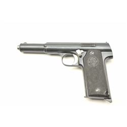 Astra Model 1921 Semi-Auto Pistol in 9mm and 38, S/N 672. 95%+ original slightly dulled blue finis