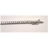 Image 2 : One beautiful single line diamond bracelet in  white gold set with 60 fine diamonds  weighing 3 cara