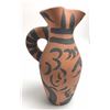 Image 1 : Pottery Pitcher measuring 10 ½” and painted  in modernist designs and made very similar to  pre-Colo