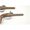 Image 10 : Lot of two European percussion pistols made  for export circa 1840-1860’s, no proofs,  Central Europ