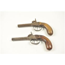 Lot of two European percussion pistols made for export circa 1840-1860’s, no proofs, Central Europ