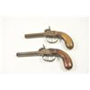 Image 1 : Lot of two European percussion pistols made  for export circa 1840-1860’s, no proofs,  Central Europ