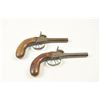 Image 2 : Lot of two European percussion pistols made  for export circa 1840-1860’s, no proofs,  Central Europ