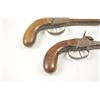 Image 9 : Lot of two European percussion pistols made  for export circa 1840-1860’s, no proofs,  Central Europ