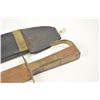 Image 2 : Reproduction 1960’s-1970’s of American  Rifleman’s style knife.  The re-enactor  quality knife shows
