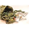 Image 3 : Lot of 10 canvas O.D. green and digital  camouflage rucksacks, back packs and gear  hauling bags.  P