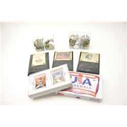 Vintage lot of 1990 issued Topps “Milk Bottle Caps” MLB collectable trading caps, Topps 2010 USA B