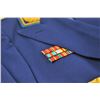Image 17 : Soviet Cold War Era Air Force Officer’s dress  uniform with cap, pants, suspenders, ribbons  and fan