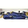 Image 1 : Soviet Cold War Era Air Force Officer’s dress  uniform with cap, pants, suspenders, ribbons  and fan