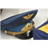 Image 2 : Soviet Cold War Era Air Force Officer’s dress  uniform with cap, pants, suspenders, ribbons  and fan