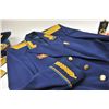 Image 7 : Soviet Cold War Era Air Force Officer’s dress  uniform with cap, pants, suspenders, ribbons  and fan