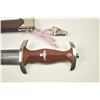 Image 2 : German Nazi era S.A. dagger with scabbard and  metal clip to leather hanger (leather  missing) and “
