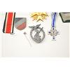 Image 3 : Collector’s horde of German medals and  ribbons all bought by collector while in high  school during