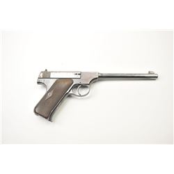 Colt Pre-Woodsman semi-automatic pistol, .22 Long Rifle caliber, Serial #31243. The pistol is in