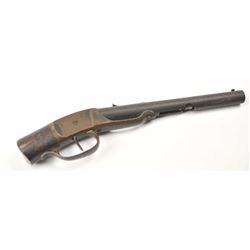 A unique 19th century American parlor pistol signed “J. Widmer Newark, N.J.”. Measures 12” overall