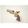Image 1 : Sharps 4 shot derringer in .22 caliber with  early forward release and floral gutta percha  grips, S
