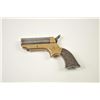 Image 3 : Sharps 4 shot derringer in .22 caliber with  early forward release and floral gutta percha  grips, S