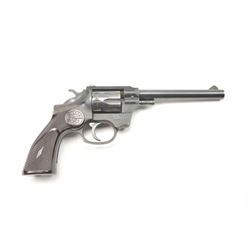 J.C. Higgins Model 88 DA revolver by High Standard, .22 caliber, Serial #607117. The pistol is in