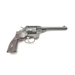 J.C. Higgins Model 88 DA revolver by High  Standard, .22 caliber, Serial #607117.  The  pistol is in