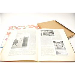 WWII Hitler propaganda book in almost fine condition and wartime stamp collection brought home by