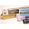 Image 8 : Lot of nine rifle scopes including:  a BSA  Contender 4 x 16 x 50 with an adjustable  objective and 