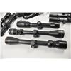 Image 8 : Lot of twelve rifle and pistol scopes.  The  lot includes 4 Tasco 3 x 9 variable power, a  Swift fix