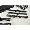 Image 9 : Lot of twelve rifle and pistol scopes.  The  lot includes 4 Tasco 3 x 9 variable power, a  Swift fix