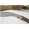Image 10 : A genuine British Army of India WWII military  Kukri or Ghurka knife in original scabbard.  The curv