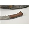 Image 4 : A genuine British Army of India WWII military  Kukri or Ghurka knife in original scabbard.  The curv