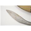 Image 5 : A genuine British Army of India WWII military  Kukri or Ghurka knife in original scabbard.  The curv