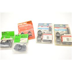 Lot of scope rings, mounts and covers. This bonanza lot includes 10 sets of scope rings, mounts,