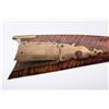 Image 3 : American Kentucky Double Barrel Buck and Ball  gun with artificially striped stock and  large “whale