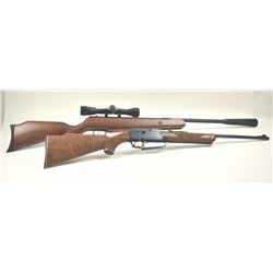 Lot of two air rifles. The lot includes: a Daisy Model 880 pump BB air rifle with a 21” barrel i
